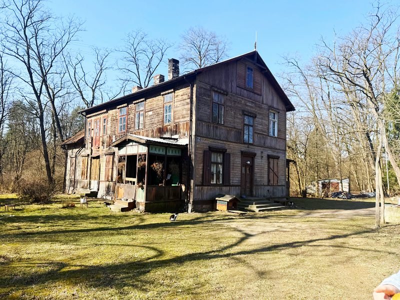 An old wooden house in the countryside