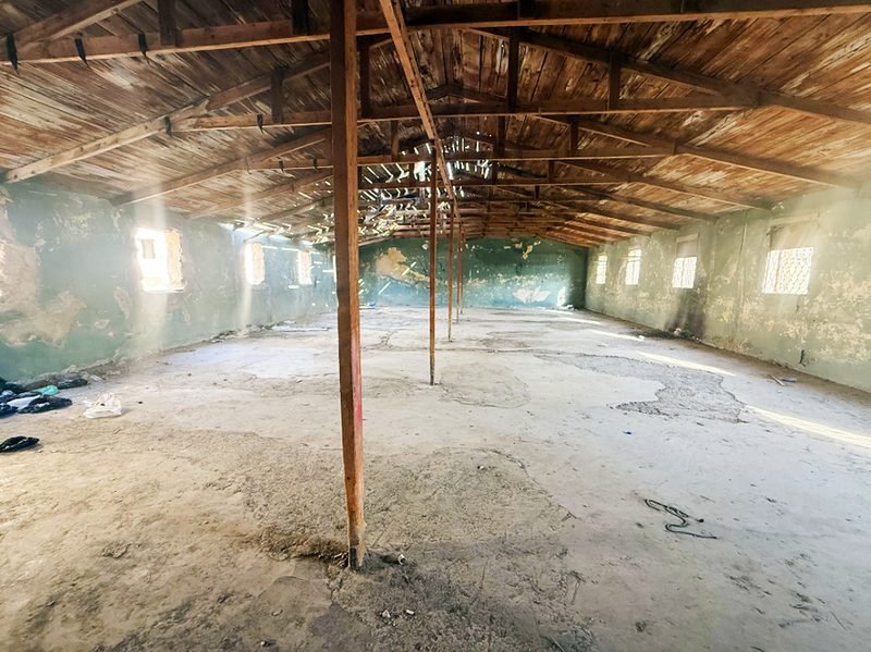 An empty warehouse interior